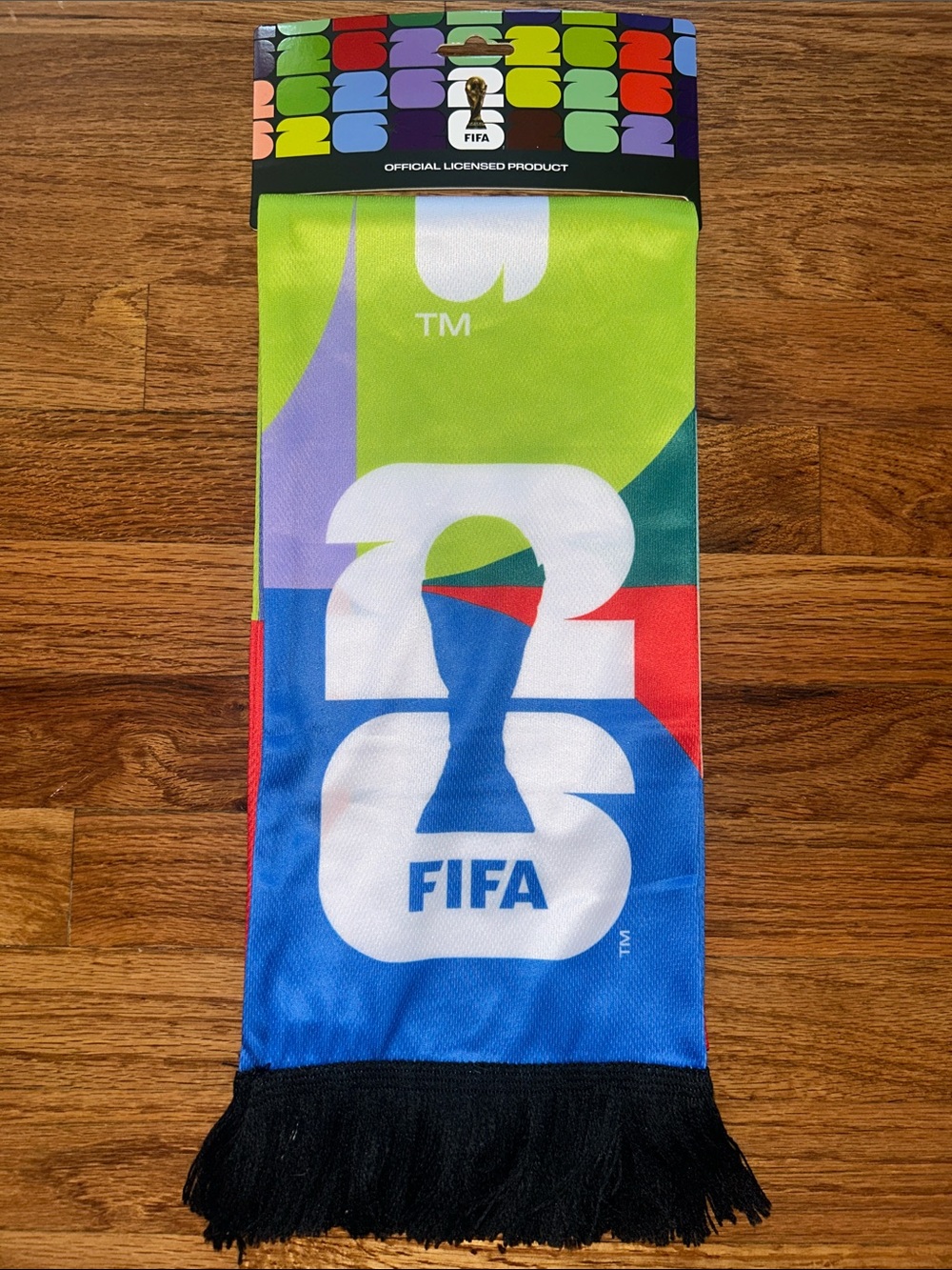 Fifa World Cup Collectible Colorful Scarf Bufanda NWT